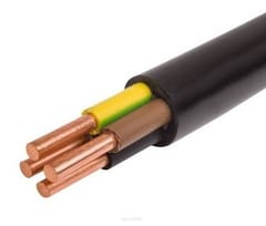 Przewód instalacyjny YKY 5X25.0 ŻO RE czarny kabel ziemny CU drut 0.6/1KV