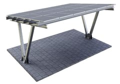 Wiaty / Carport V2 z konstrukcją pod PV (układ 3 moduł pionowo L<1960MM)