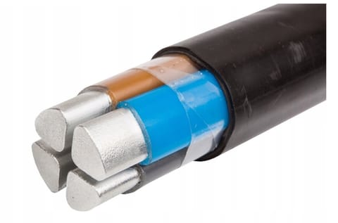 Przewód instalacyjny YAKXS 4X240 czarny kabel ziemny aluminiowy drut 0.6/1KV