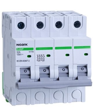 NOARK Rozłącznik izolacyjny DC Ex9IP 4P 32A 1000V DC (101763)