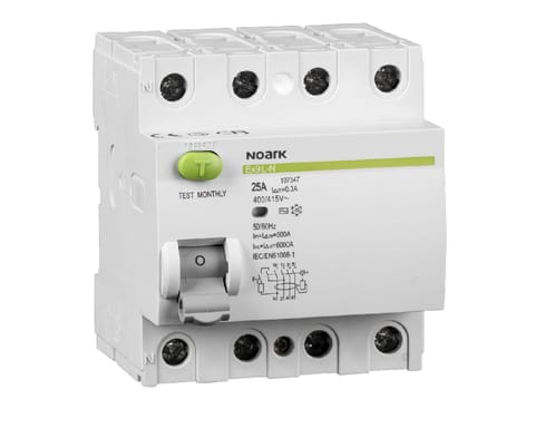 NOARK Wyłącznik różnicowoprądowy Ex9L-N 4P 63A 100mA 6kA TypA 3-faz (108367)
