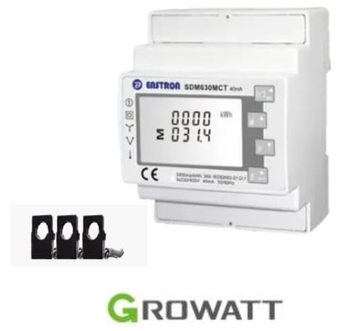GROWATT Licznik trójfazowy z przekładnikiem (100A)