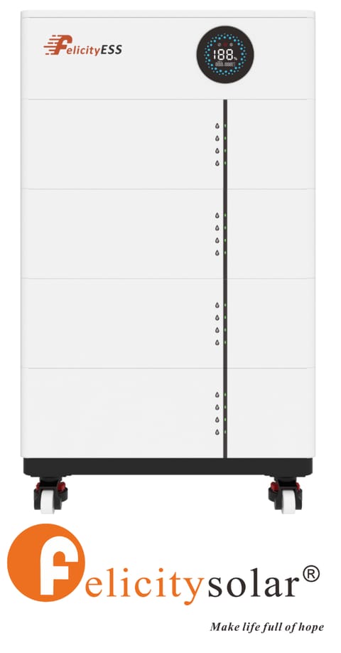 Felicity: Zestaw Bateria FLS48100SG2-5 25.6kWh 100Ah (niskonapięciowy)