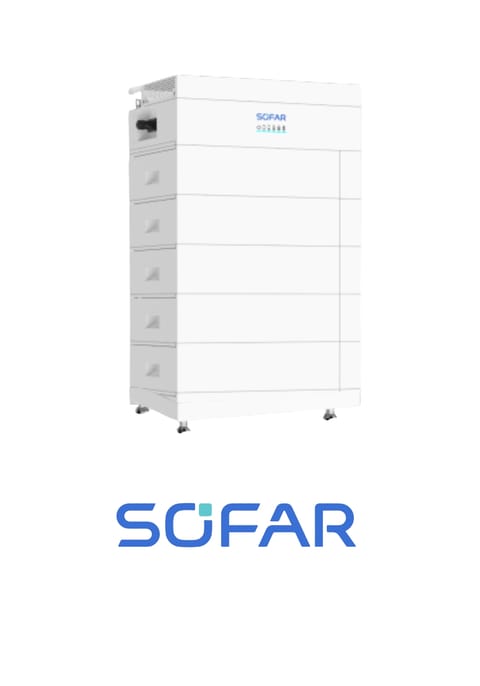 SOFAR Zestaw CBS5000-H5 25.6kWh + moduł sterujący + podstawa (wysokonapięciowy)