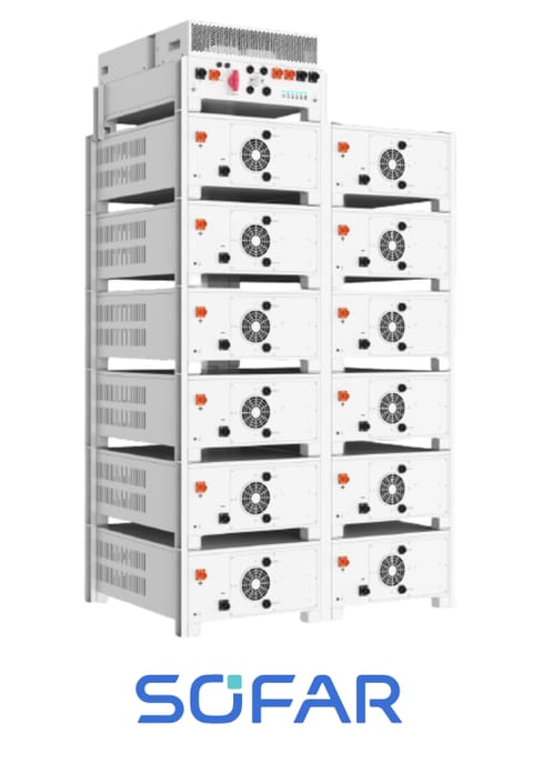 SOFAR Zestaw CBS8000-H12 192kWh + moduł sterujący (wysokonapięciowy)
