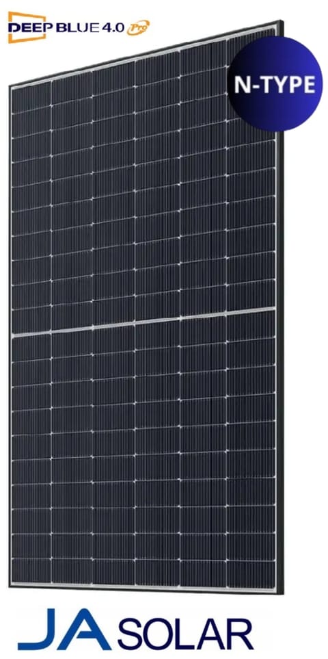 JA SOLAR JAM54D40 465W LR Czarna rama MC4 Monofacial (N-Type)